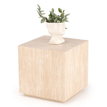 Konferenčný stolík V-CH-TRAVERTINO_S-KWADRAT-LAW travertín 1