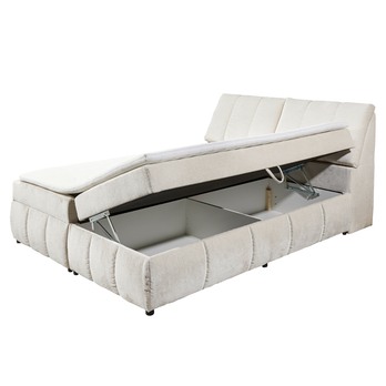 Posteľ s matracom a topperom VALENCIA 5 slonová kosť, 160x200 cm 3