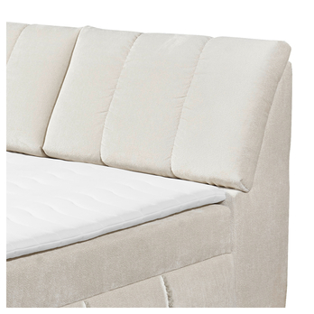 Posteľ s matracom a topperom VALENCIA 5 slonová kosť, 160x200 cm 4