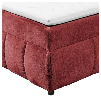 Posteľ s matracom a topperom VALENCIA 5 vínová, 160x200 cm 5