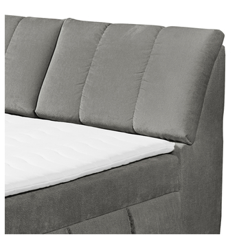 Posteľ s matracom a topperom VALENCIA 5 grafitová, 160x200 cm 5