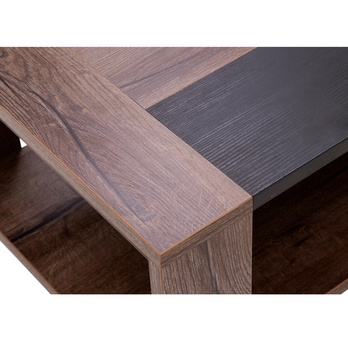 Konferenčný stolík  VALENTIN dub/čierny dub 2