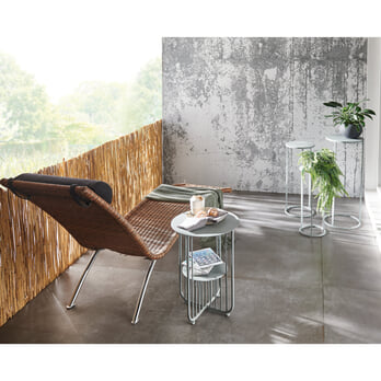 Prístavný stolík VALLETTA sivá 1