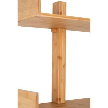 Nástenný regál VALLO bambus, výška 180 cm 5