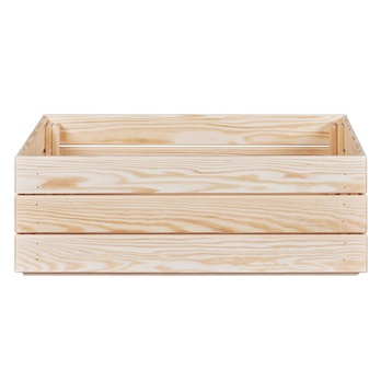 Drevený box VALLONI L prírodná 3
