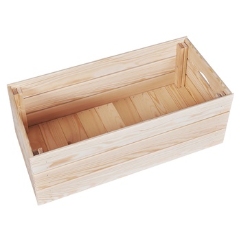 Drevený box VALLONI L prírodná 4