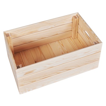 Drevený box VALLONI M prírodná 4