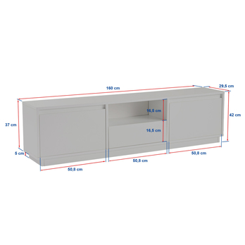 TV stolík VANGUARD mramor 7