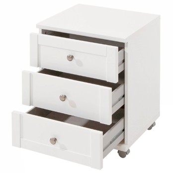 Kontajner VANNES biela, 3 zásuvky 2