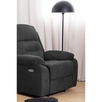 Relaxačné kreslo VANSBRO 92 tmavosivá 2
