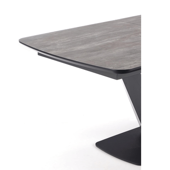 Jedálenský stôl VANSTUN sivá/čierna 4