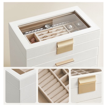 Šperkovnica VARIET biela 3