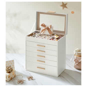 Šperkovnica VARIET biela 4