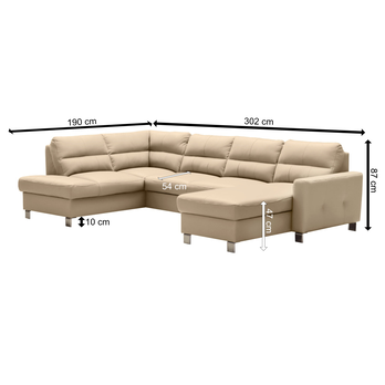 Sedacia súprava VARIO II ľavá, béžová 7