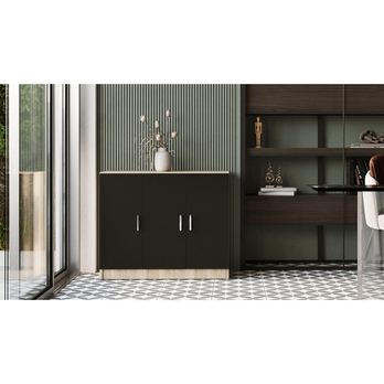 Komoda VARIO dub/čierna 1