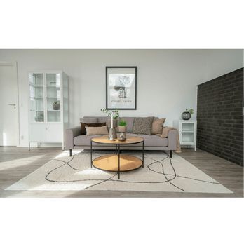 Konferenčný stolík VATO 2 dub/čierna 1