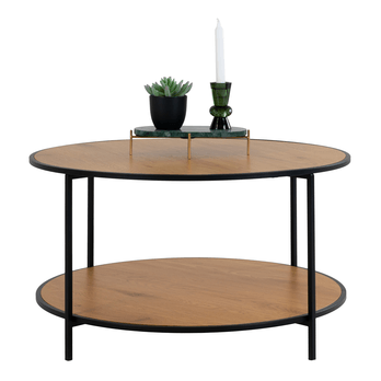 Konferenčný stolík VATO 2 dub/čierna 2