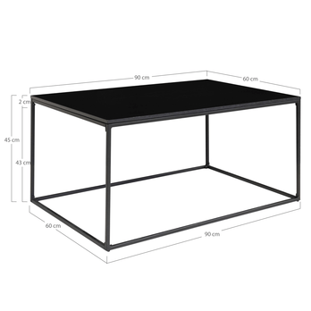 Konferenčný stolík  VATO čierna 5