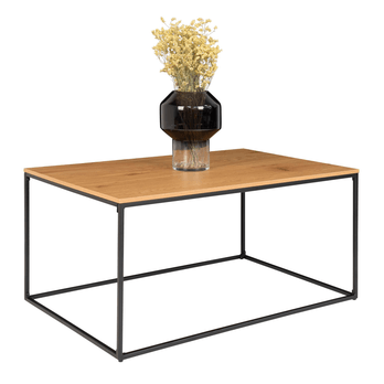 Konferenčný stolík  VATO dub/čierna 2