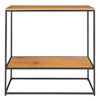 Konzolový stolík VATO dub/čierna 2