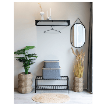 Polica na topánky VATO čierna 1