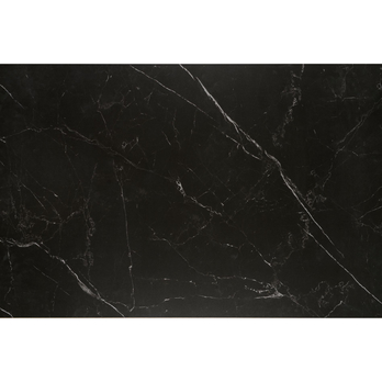 Jedálenský stôl VATURANU čierny mramor/čierna 10