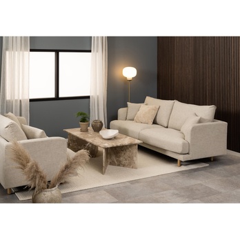 Konferenčný stolík VEGA I svetlohnedý mramor 1