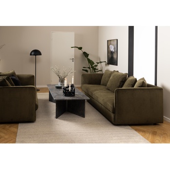 Konferenčný stolík VEGA I hnedý mramor 1