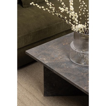 Konferenčný stolík VEGA I hnedý mramor 5