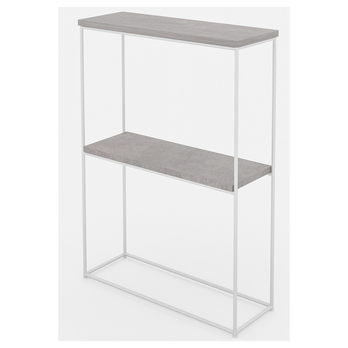 Konzolový stolík VELO biela/betón 1