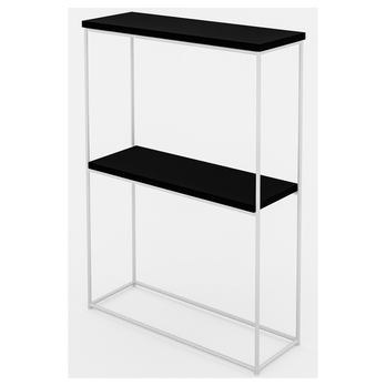 Konzolový stolík VELO biela/čierna 1