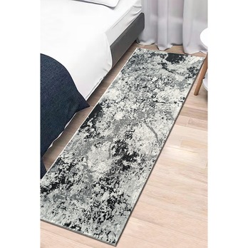 Koberec VELVET 1 strieborná/sivá, 66x200 cm 1