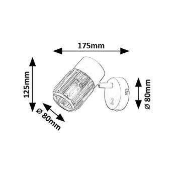 Bodové svietidlo VENARO 1 čierna 6