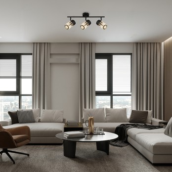 Bodové svietidlo VENARO 3 čierna 1