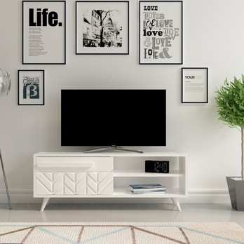 TV stolík VENEDIK biela 1