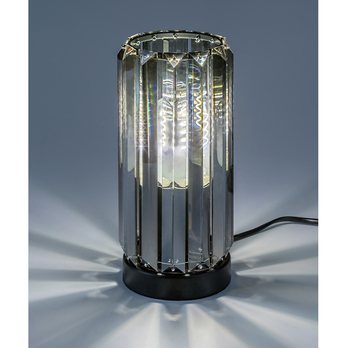 Stolná lampa VENESS 2 čierna/tónované sklo 3