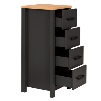 Spodná skrinka VENETO antracitová/dub 2