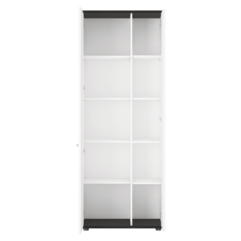 Skriňa VENEZIA VES01 pravá, alpská biela/čierna 1