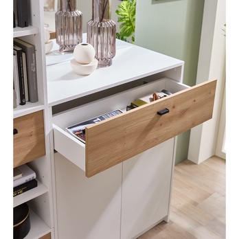 Predsieňová zostava VENLO biela/dub artisan 8