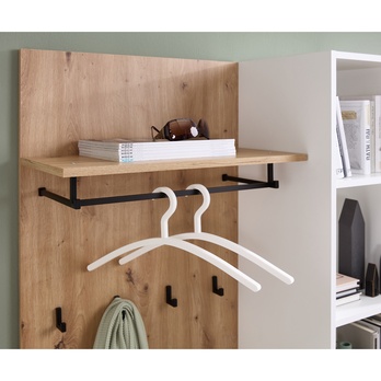 Predsieňová zostava VENLO biela/dub artisan 9