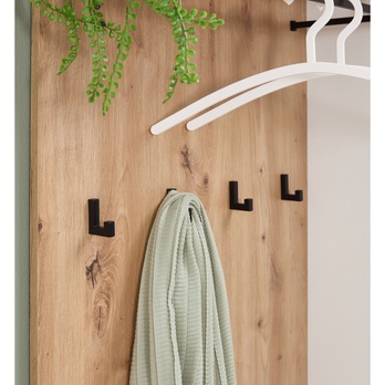 Predsieňová zostava VENLO biela/dub artisan 10