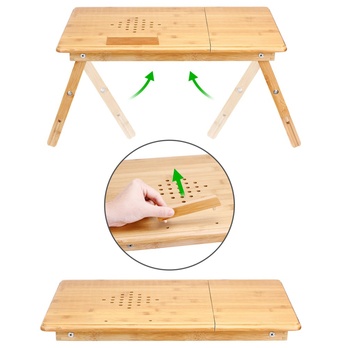 Stolík na notebook VENT bambus 3