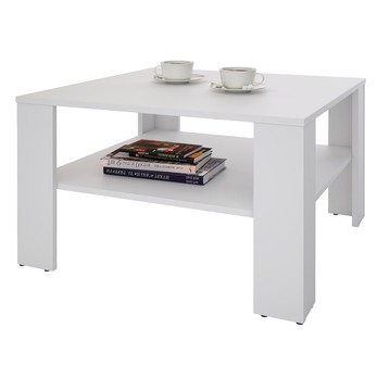 Konferenčný stolík VENTA alpská biela, šírka 68 cm 1