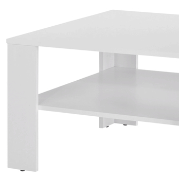 Konferenčný stolík VENTA alpská biela, šírka 100 cm 3