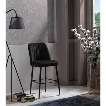 Barová stolička VENTO čierna, sada 2 ks 1