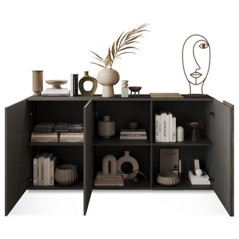 Komoda VENUS 5 dub/titán 2