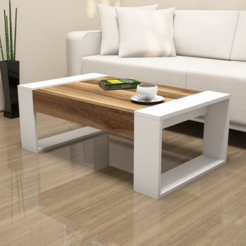 Konferenčný stolík VENÜS orech/biela 1