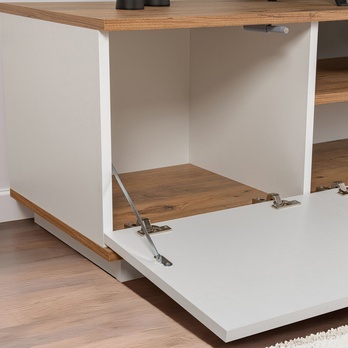 TV stolík VERAMONT biela/borovica atlantic 5