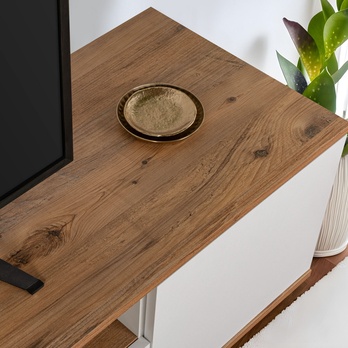 TV stolík VERAMONT biela/borovica atlantic 6