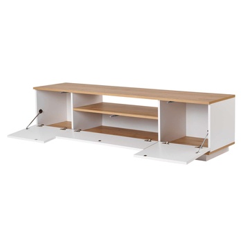 TV stolík VERAMONT biela/dub cadiz 2